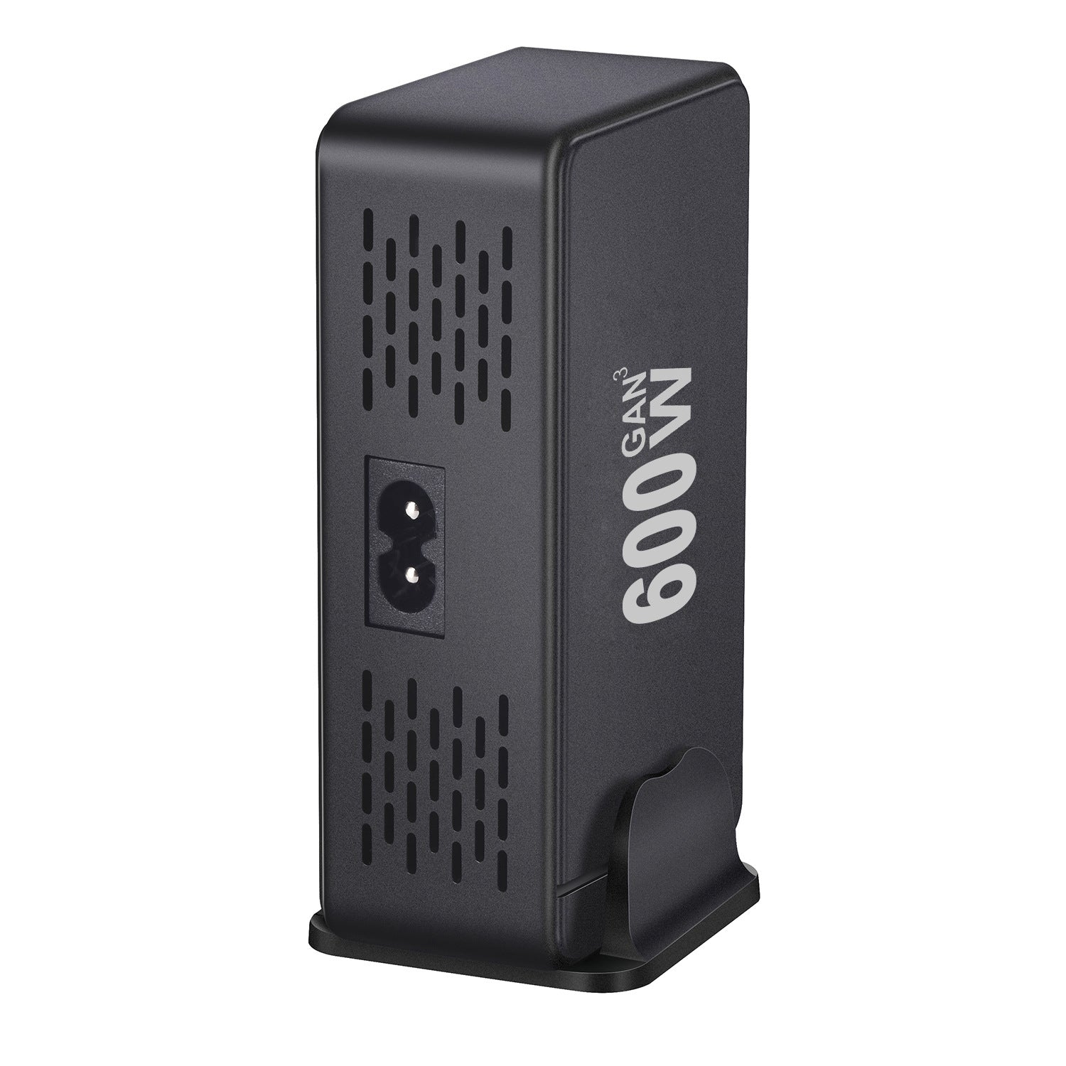 600W GaN 8-Port Charging Station (5 Type-C + 3 USB-A) - Black