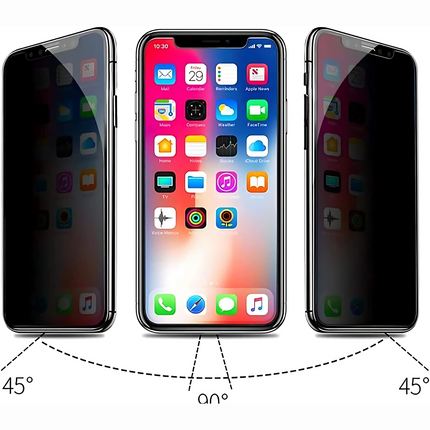Privacy Tempered Glass Screen Protector for iPhone 11 to 17