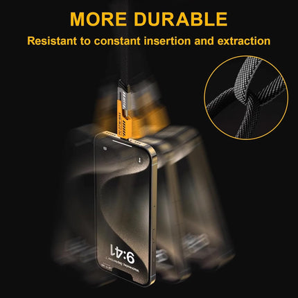 4-in-1 Multi Charging Cable | Nylon-Braided Cable | 1.5 Meter