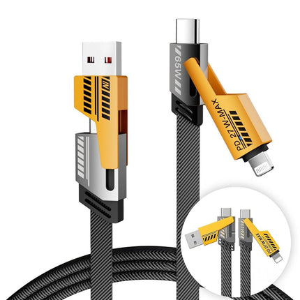 4-in-1 Multi Charging Cable | Nylon-Braided Cable | 1.5 Meter