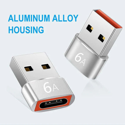 USB to USB-C (Female) Adapter 6A 3.0