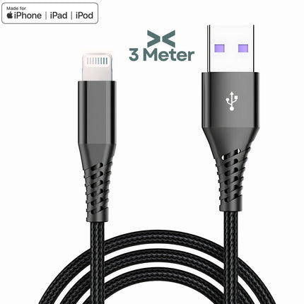USB to Lightning Cable | Fast Charging | 3 Meter