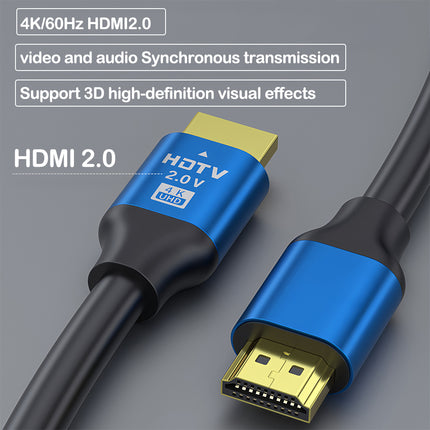 HDMI to HDMI 2.0 Cable 4K@60Hz 18Gbps Gold‑Plated | 0.5m - 10m