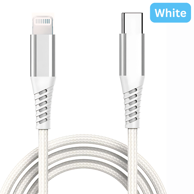 USB-C to Lightning Cable | 20W Fast Charging | 2 Meter