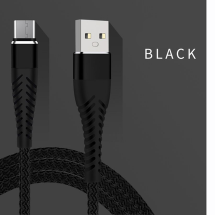 USB to USB-C Cable – 2.4A Nylon Braided Short - 15CM