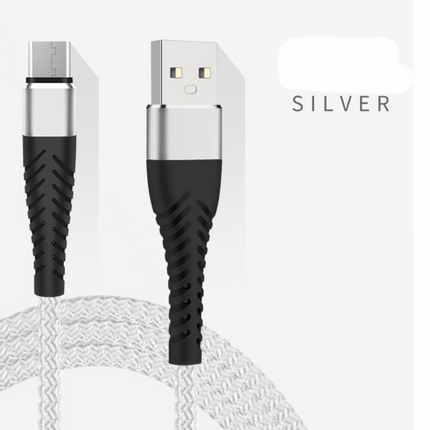 USB to USB-C Cable – 2.4A Nylon Braided Short - 15CM