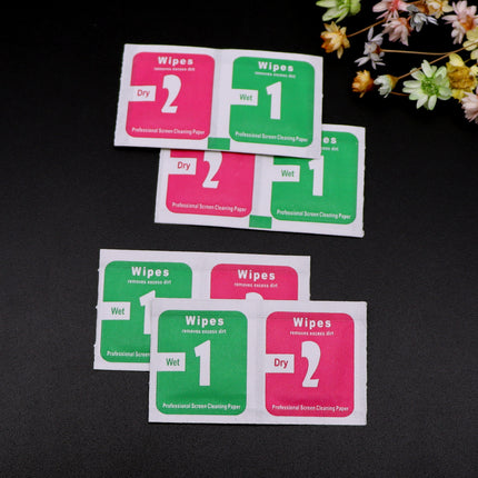 1+2 Wet & Dry Wipes Mini 3.5x2.8cm (Pairs)