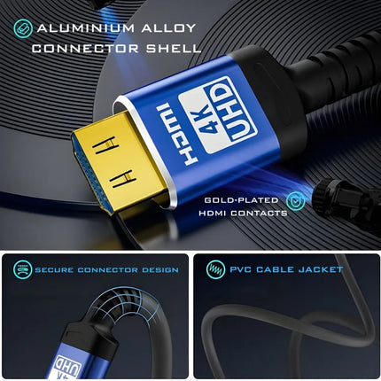 Aluminium alloy HDMI connector shell with gold-plated contacts