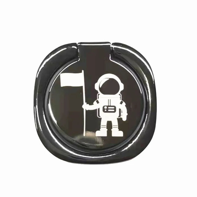 Bright Astronaut phone ring holder with 360 rotate stand design