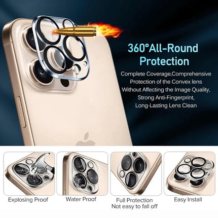 iPhone camera lens protector with 360 degree all-round protection