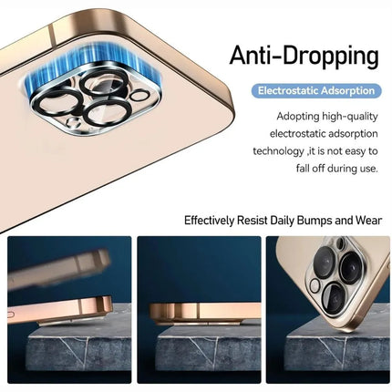iPhone camera lens protector with anti-drop protection and strong adsorption