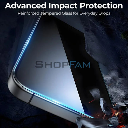 iPhone screen protector with advanced impact protection