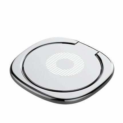 Silver 360 phone ring holder finger grip stand