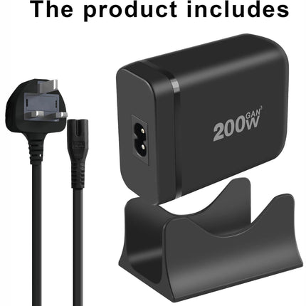 200W GaN 6-Port Charging Station (4 Type-C + 2 USB-A) - White