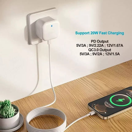 20W Charger Set Plug & Cable For iPhone 5 to 14
