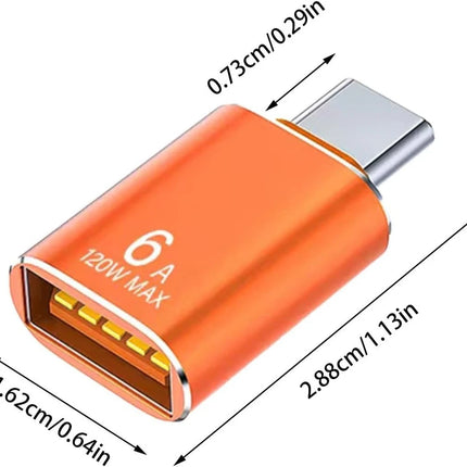 USB‑C to USB Adapter 6A 3.1 OTG