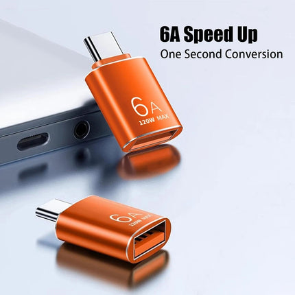 USB‑C to USB Adapter 6A 3.1 OTG