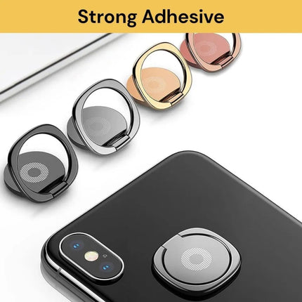Strong adhesive phone ring holder available in four colours