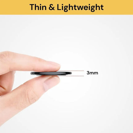 Thin lightweight phone ring holder with 3mm slim profile
