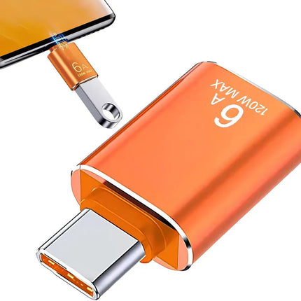 6A USB-C to USB-A OTG adapter speed up one second conversion